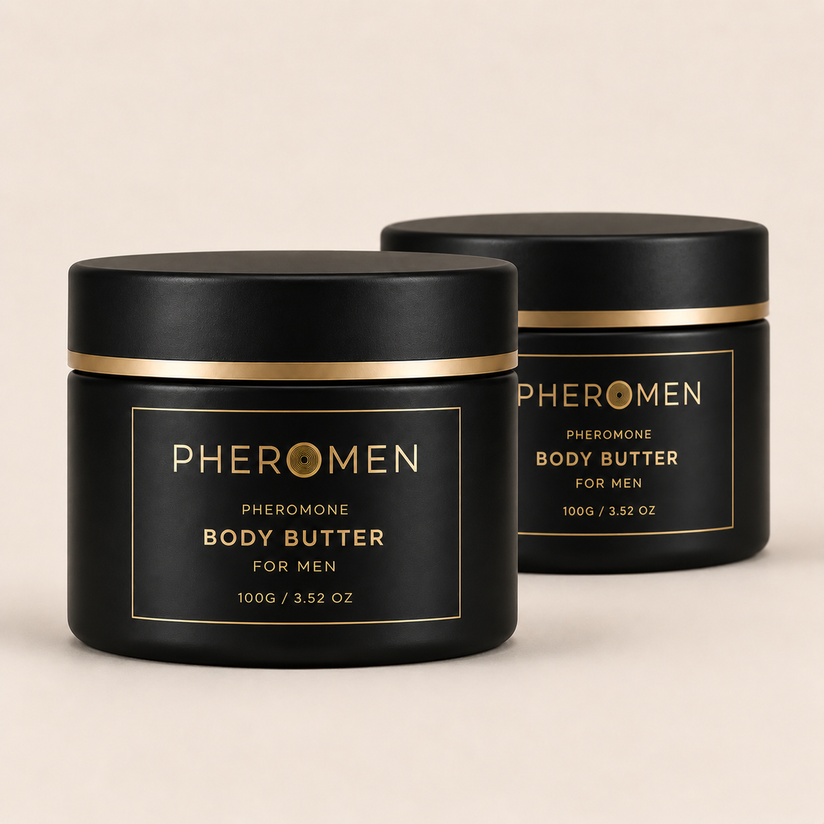 Pheromone body butter for men 2-pack