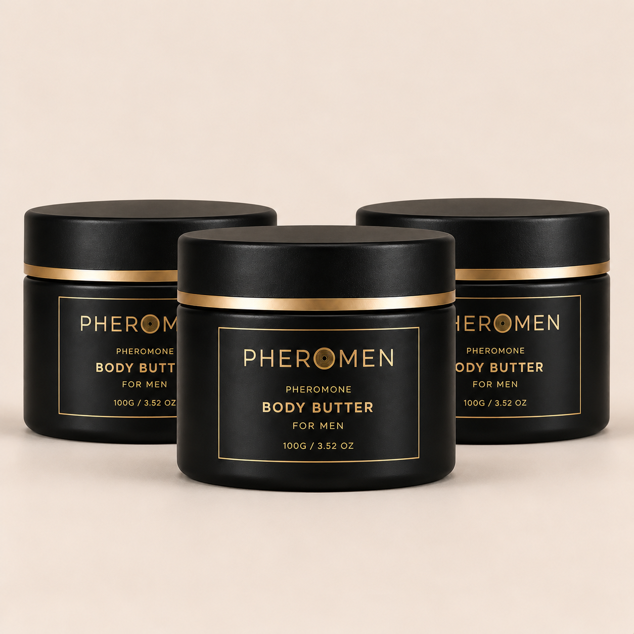 Pheromone body butter for men 3-Pack