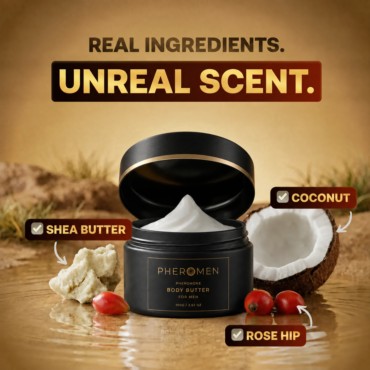 Pheromone Body Butter For Men